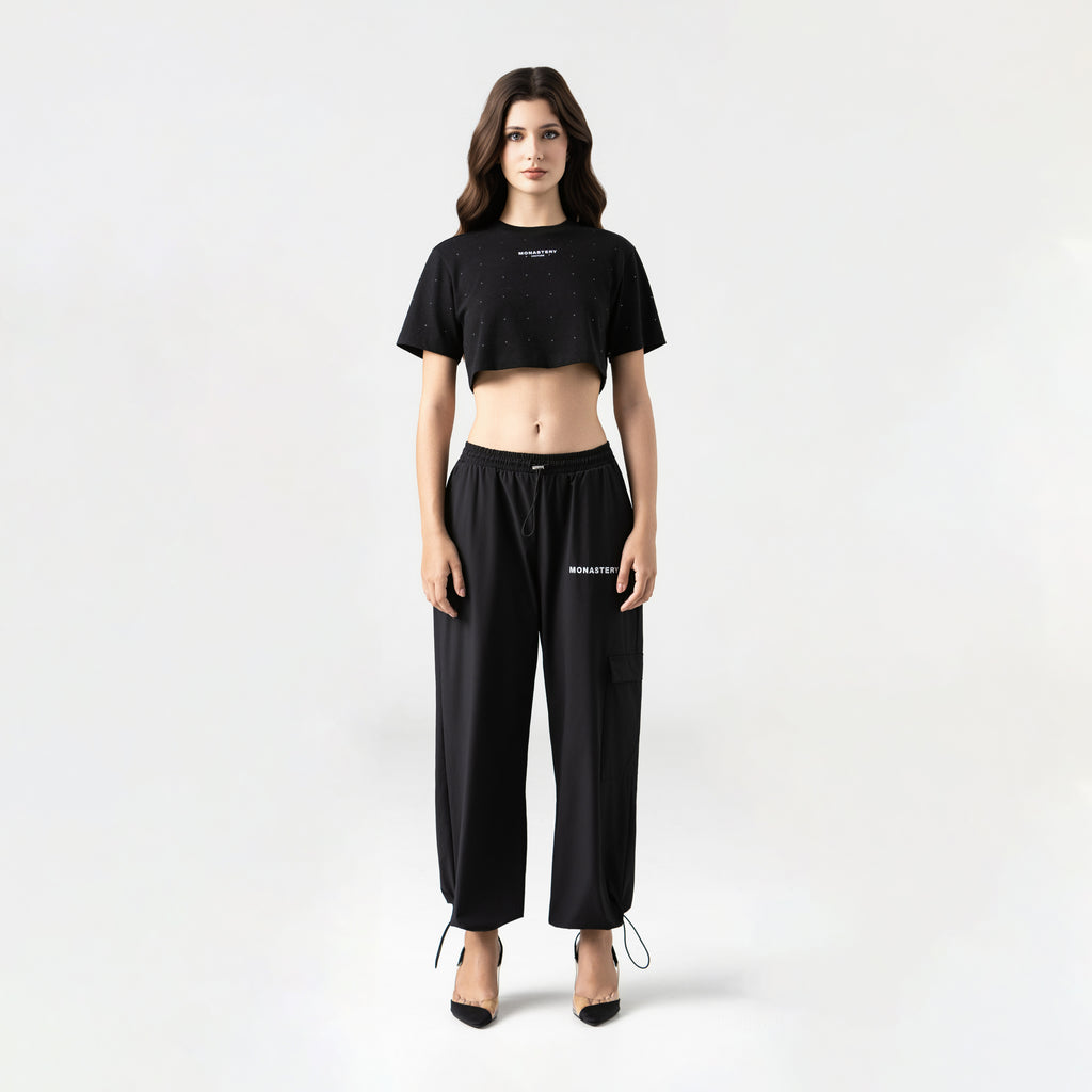 SORA CROP TOP BLACK