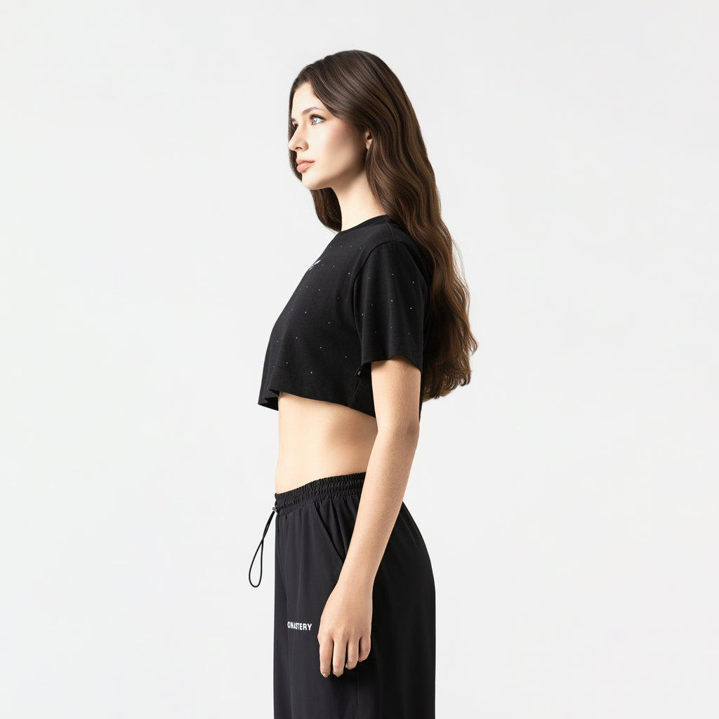 SORA CROP TOP BLACK