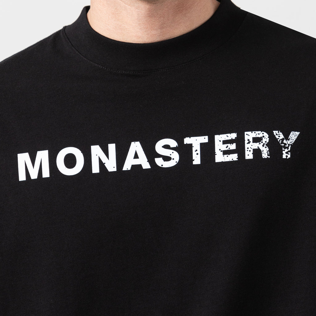 SPARTAN T-SHIRT OVERSIZED MEN BLACK