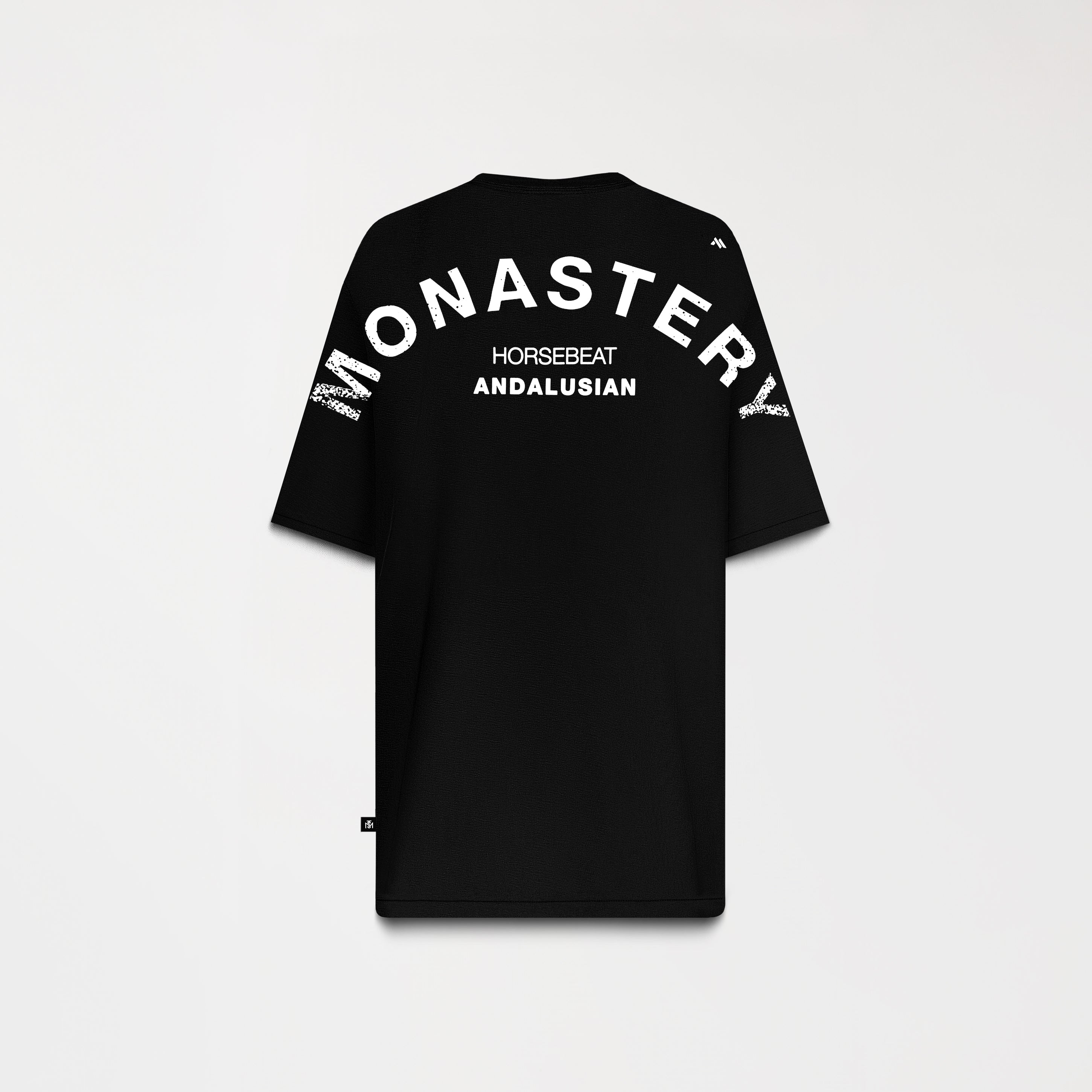 SPARTAN T-SHIRT OVERSIZED MEN BLACK