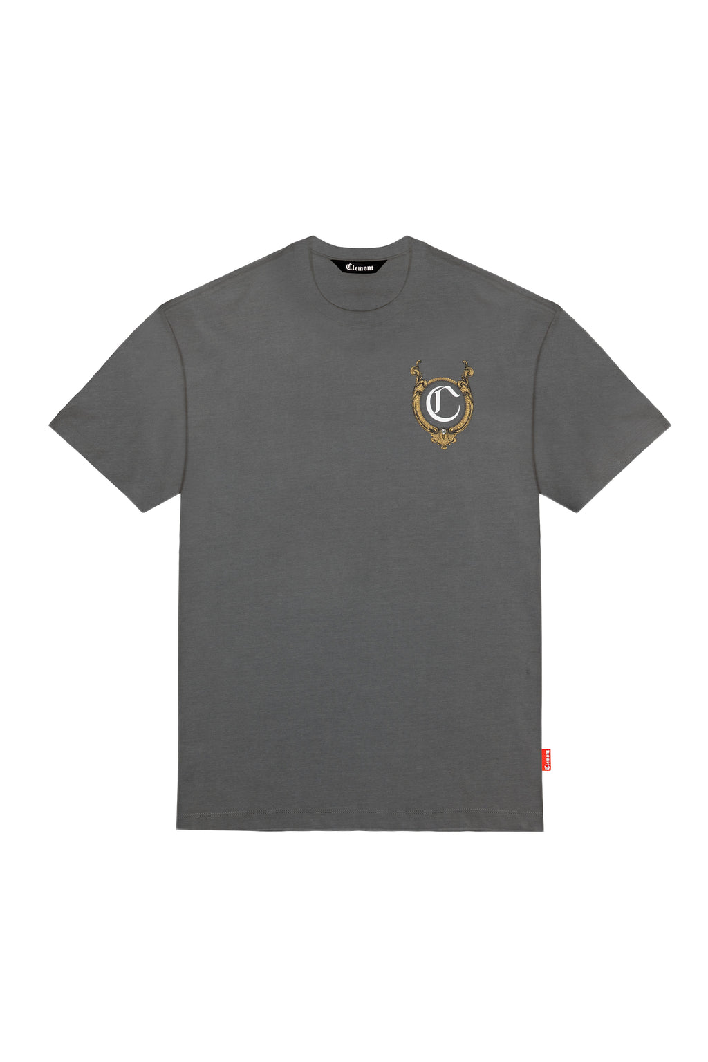 CAMISETA MASCULINO CUPOLA GRIS OSCURO CLEMONT