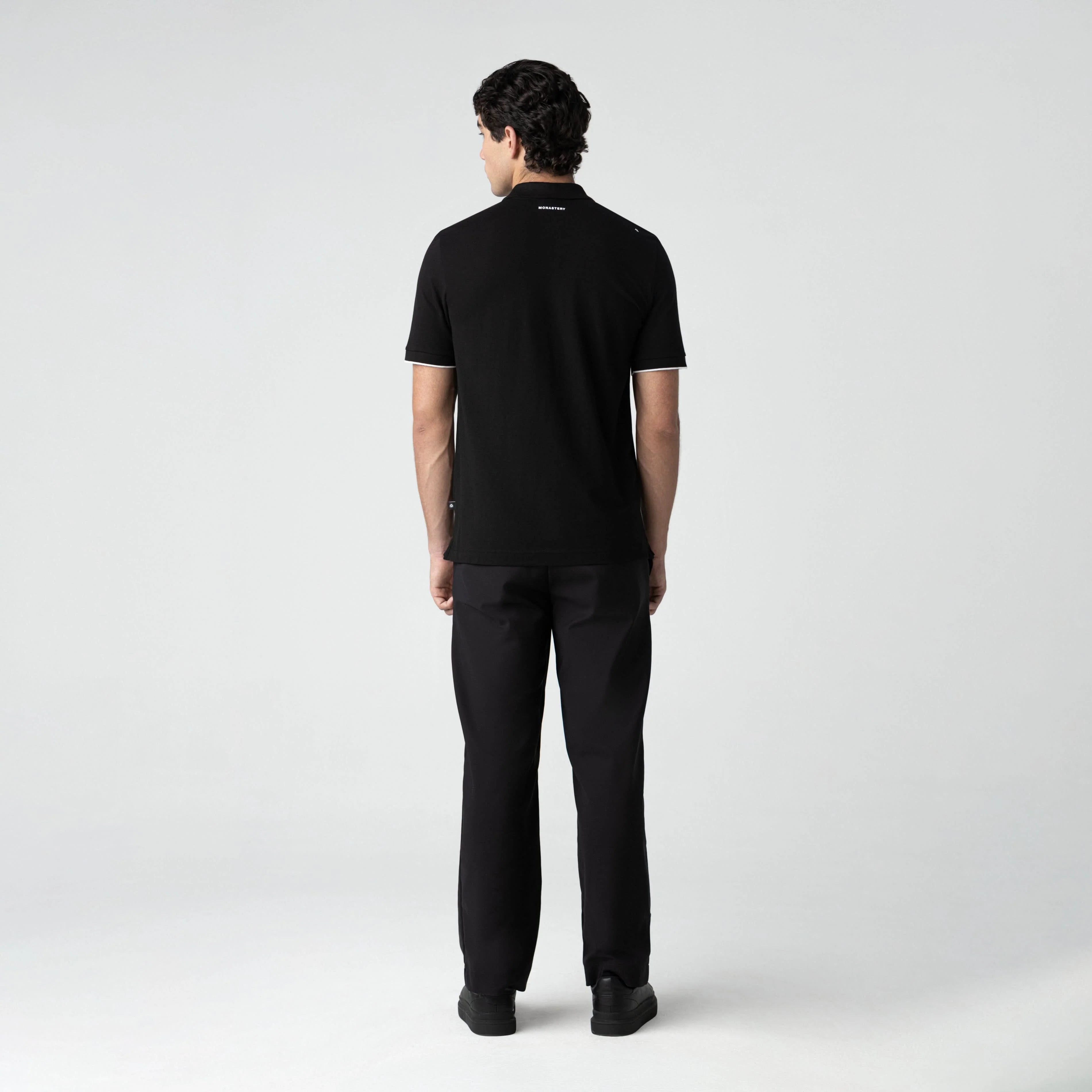 WHEELER POLO MEN BLACK