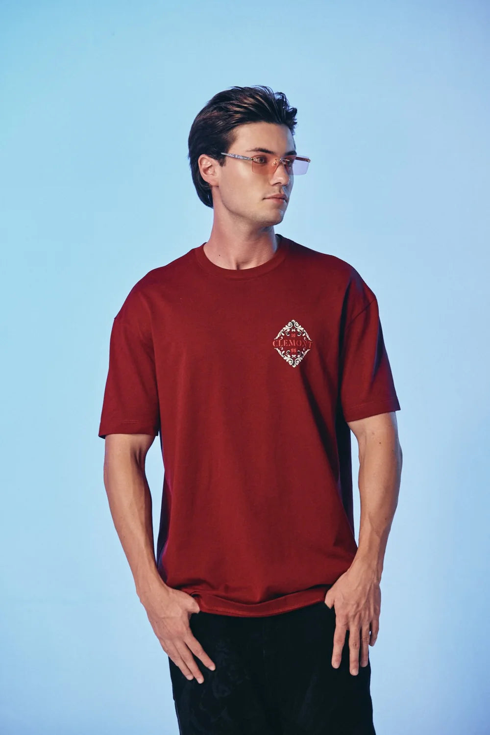 CAMISETA HOMBRE ECLISSATO VINOTINTO CLEMONT