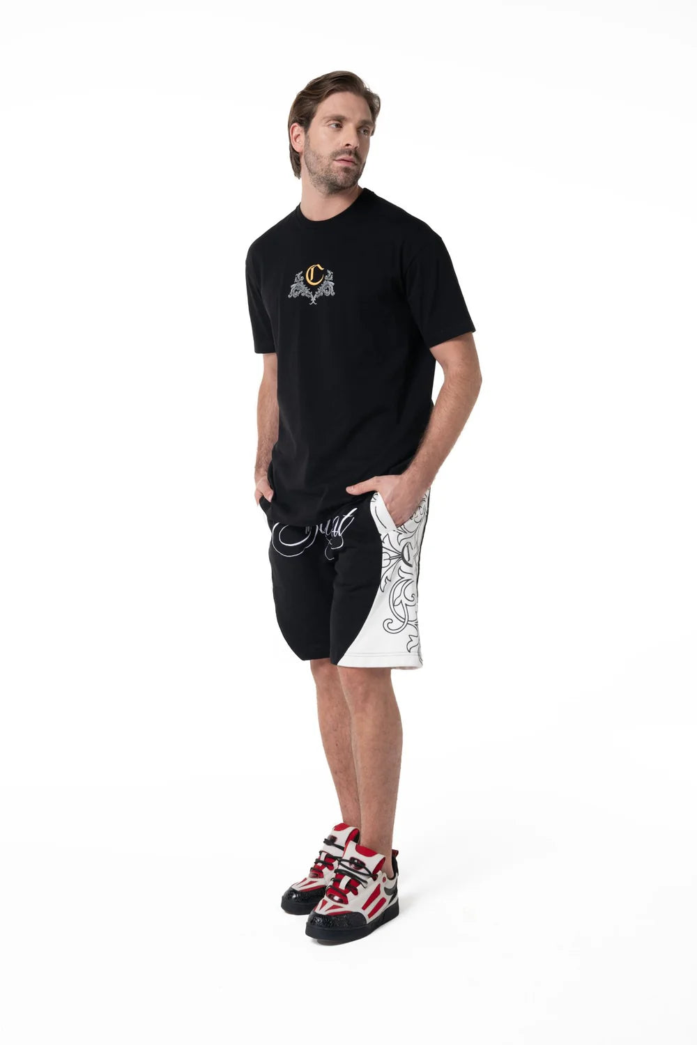 CAMISETA HOMBRE FASCINO NEGRO CLEMONT