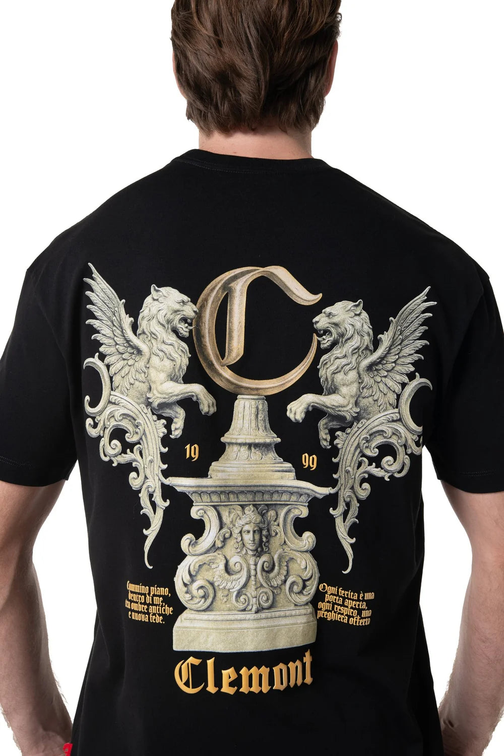 CAMISETA HOMBRE FASCINO NEGRO CLEMONT