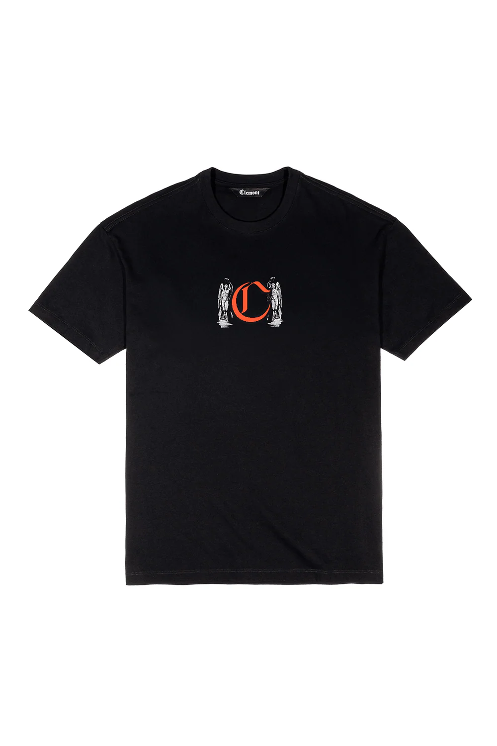 CAMISETA HOMBRE INCRESPATURA NEGRO CLEMONT