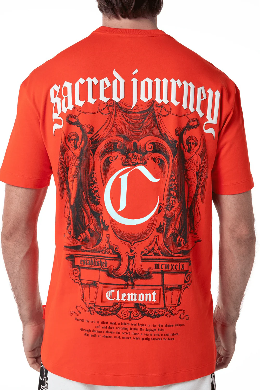 CAMISETA HOMBRE INCRESPATURA ROJA CLEMONT