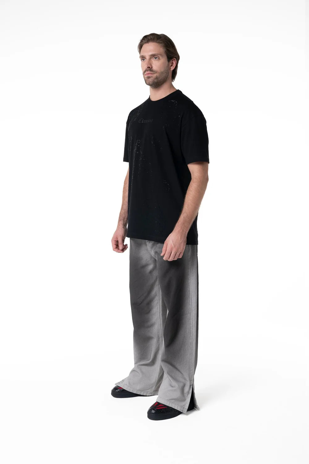 CAMISETA HOMBRE RILASCIO NEGRO CLEMONT