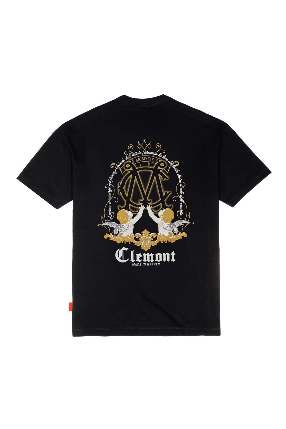 OVERSIZED T-SHIRT PALPITARE BLACK