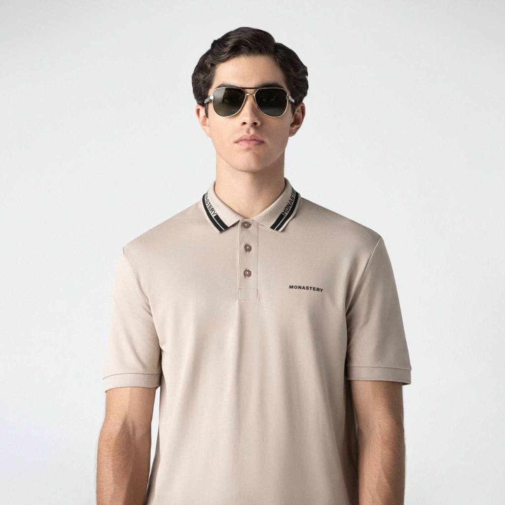 DUDLEY POLO MEN SIMPLY TAUPE