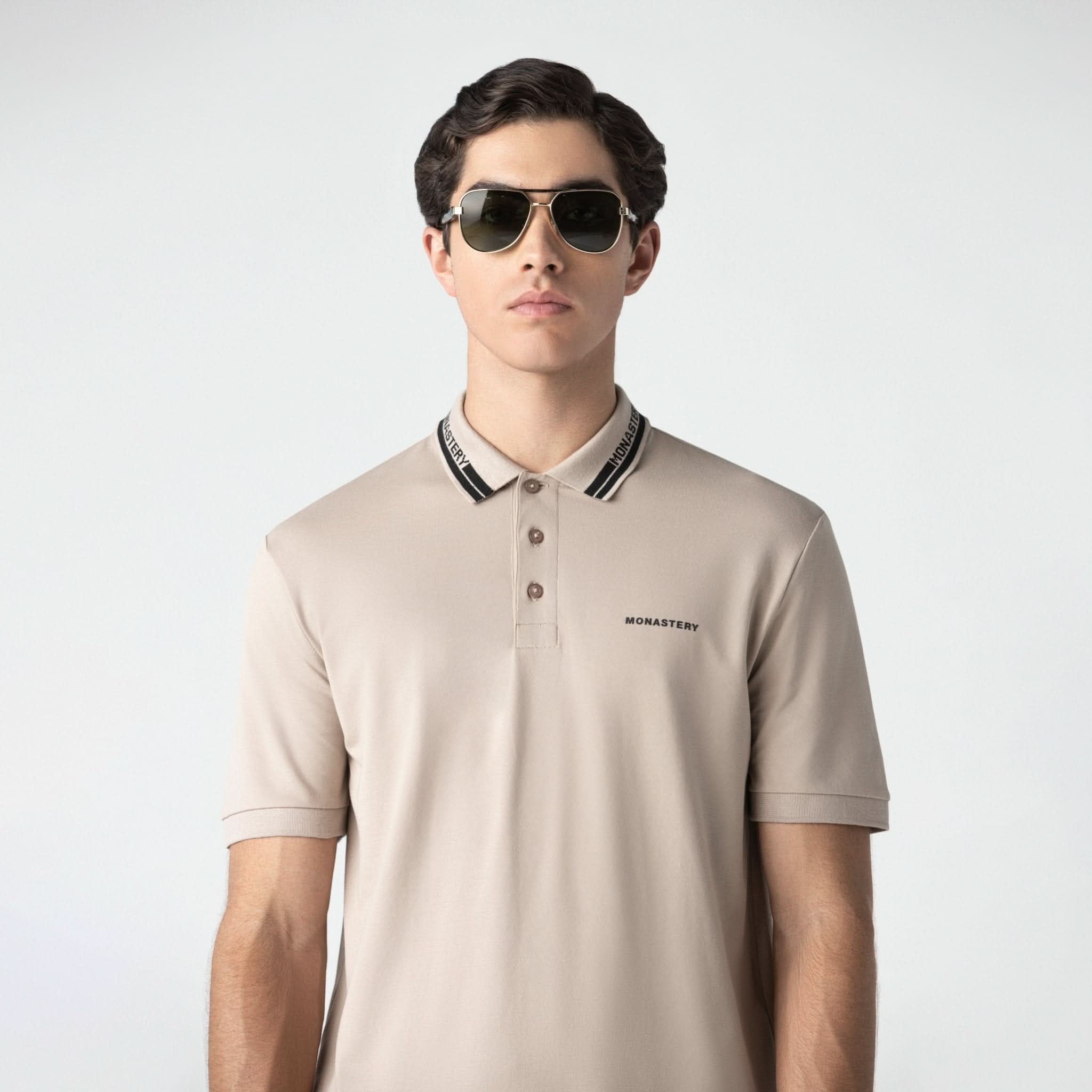 DUDLEY POLO MEN SIMPLY TAUPE
