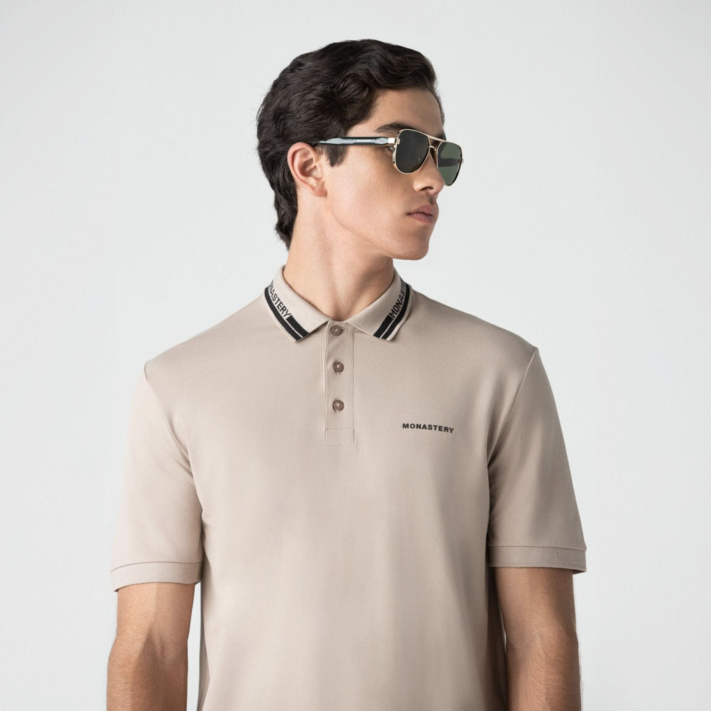 DUDLEY POLO MEN SIMPLY TAUPE