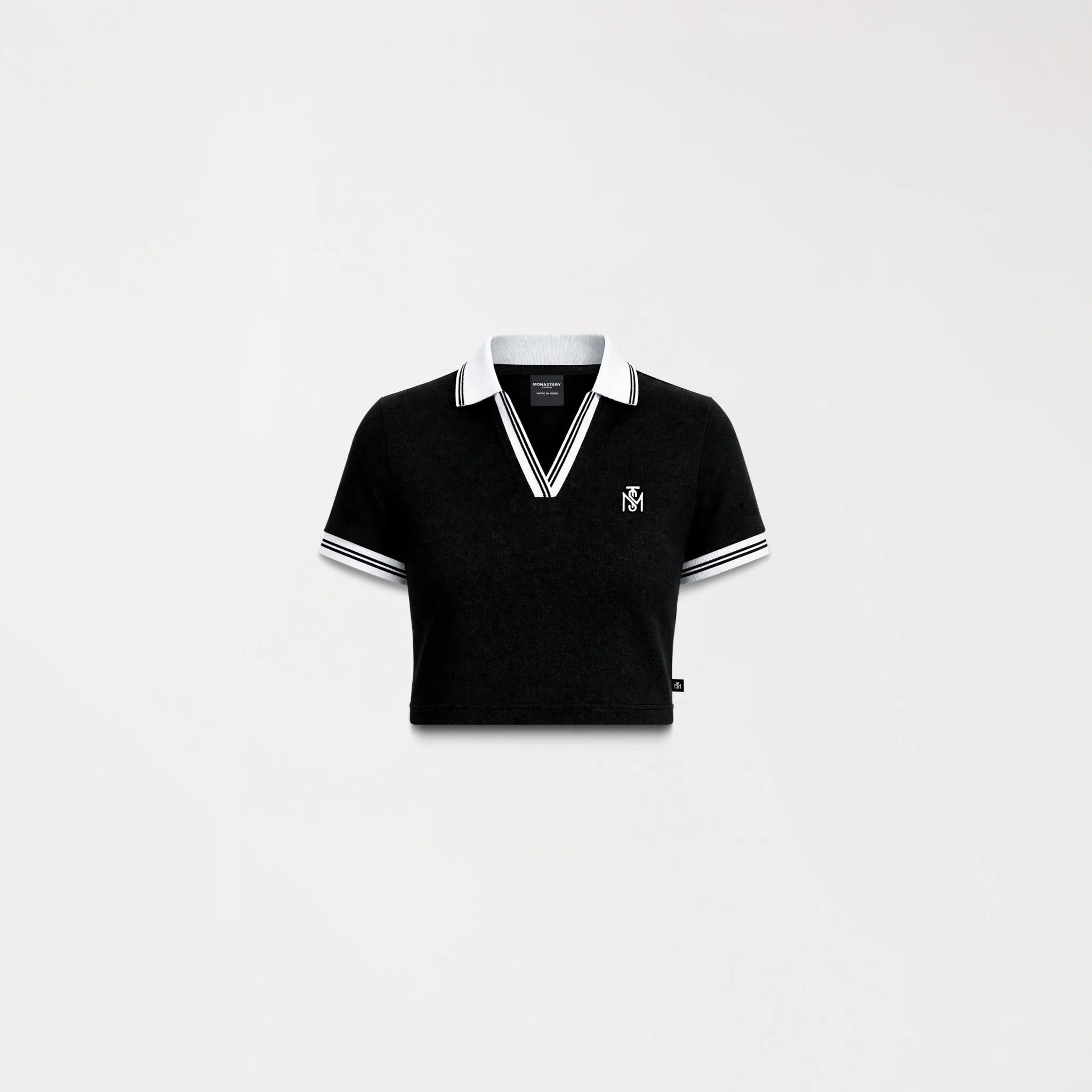 ELENTH CROP TOP  WOMEN BLACK