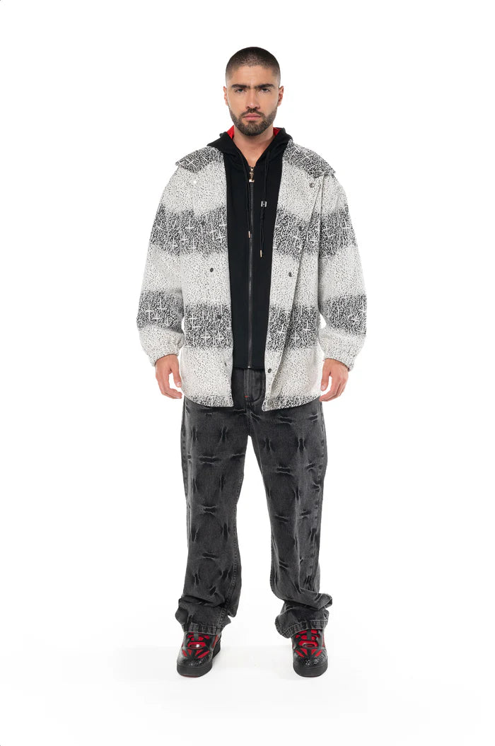 CHAQUETA SESTIERE BLANCO NEGRO MASCULINO CLEMONT