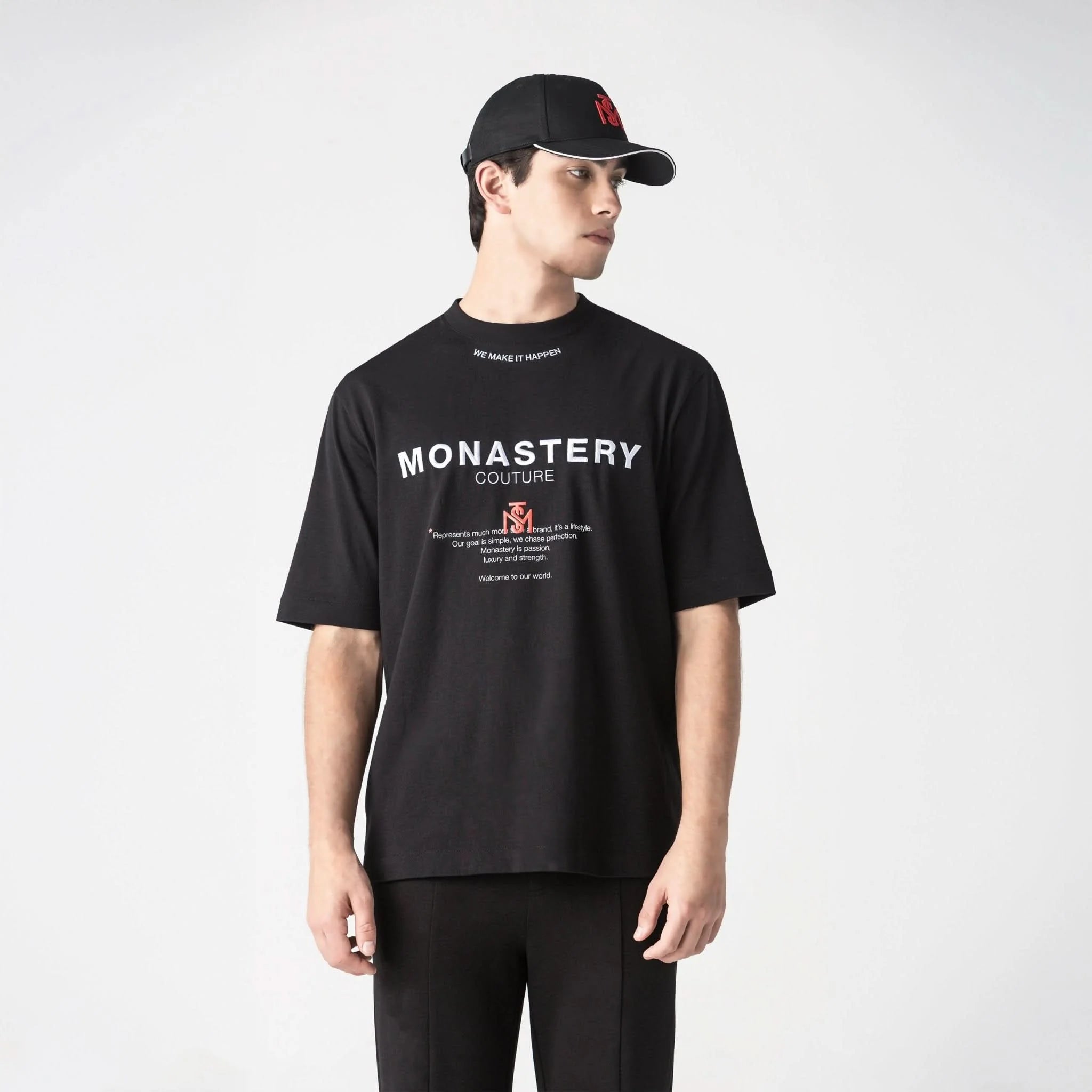 TERRIMONT T-SHIRT OVERSIZED MEN BLACK