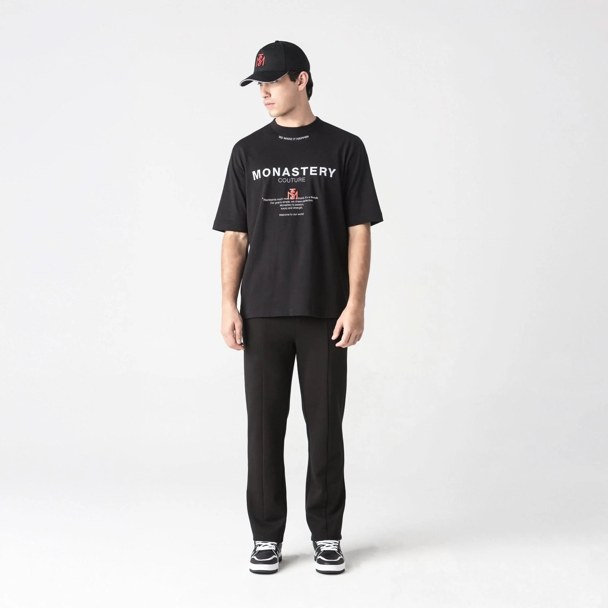TERRIMONT T-SHIRT OVERSIZED MEN BLACK