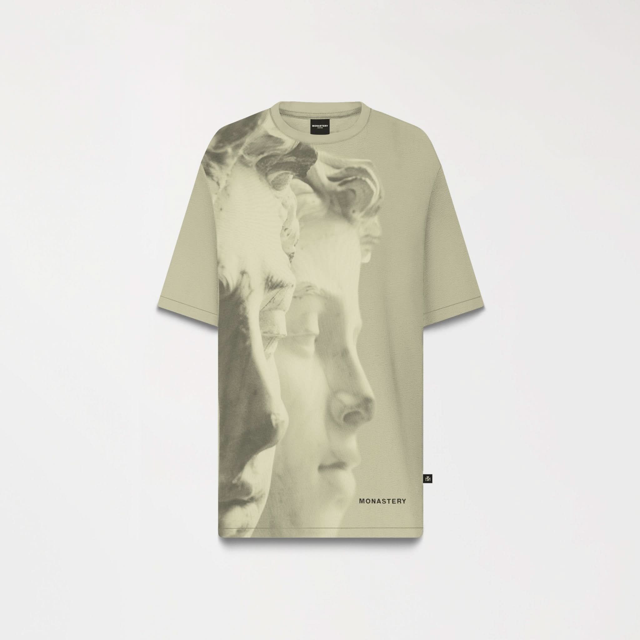 TERSIA T-SHIRT OVERSIZED MEN ABBEY STONE